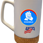 Coffee Mug Cup Coffee Mug with Removable Cork Bottom and Splash Proof Lid Mug (17oz)