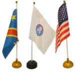 Mini Desktop flag with stand